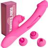 MySecretCase Vibratore Rabbit Punto G Stimolatore Clitoride 4 Testine