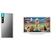 Hisense - Frigorifero Monoporta MUR52151SE, 150 L, Silver + Smart TV QLED 43 4K Dèco TV 43S5Q, Dolby Atmos, HDR10