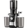 FANTASK Slow Juicer con foro di riempimento da 110 mm e funzionamento | Estrattore di succo elettrico per frutta e verdura intera, spremiagrumi silenzioso con facile pulizia, nero