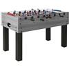 Garlando F-100 Rovere Grigio - Calcio Balilla Semiprofessionale con Aste Telescopiche Rientranti