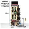 BUILDING BLOCK Edificio Daily Bugle Spider-Man 781 Pezzi 7 Minifigure Compatibile- No Box-Nuovo