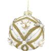 BIZZOTTO SFERA VETRO EXTRAVAGANCE BIANCO D80