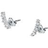 BLUESPIRIT Orecchini Donna in Argento 925 rodiato, Zirconi, Collezione B-Classic - P.25C901005800