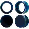 TBOSEN Set di 2 paia di dilatatori per lobi e dilatatori in acrilico colorato, 2 mm, 2 paia