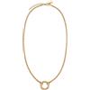 Purelei Resonance - Collana con charm in acciaio inox, regolabile, 40-45 cm | Collana con ciondolo, 15 mm, peso 10,8 g, placcato oro 14 carati, placcato oro rosa 18 carati, 3 varianti di materiale