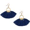 Suyi Donne Nappa Orecchini Boemia Fan Forma Nappa Tassel Dichiarazione Drop Dangle Orecchini per ragazza Lady