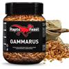 Rapto Feast Gammarus Essiccato 30g - Crostacei d'acqua Dolce Ricchi di Proteine e Calcio, Mangime per Tartarughe Acquatiche e Palustri, Pesci d'acquario, Snack per Rettili e Piccoli Roditori