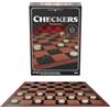 Goliath Dama Checkers - Scacchiera Pieghevole in Legno Ideale dai 6 Anni | Pedine classiche per serate di logica con la famiglia - gioco intramontabile di strategia - per due giocatori