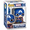 Funko POP Funko Marvel: New Classic - Captain America | Gadget Ufficiale Superheroes - Personaggio in Vinile da Collezione - Idea Regalo Compleanno per Fan e Collezionisti