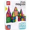 APLI Kids 20872 - Mini Magnex da viaggio, 56 pezzi magnetici | Set magnetico da costruzione con scatola metallica per creare figure e strutture a partire dai 3 anni