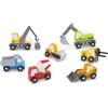 Melissa & Doug Veicoli Da Cantiere Di Legno