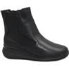 Melluso K55494 nero scarpe donna stivaletti beatles