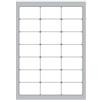 MEGASTAR Etichette Autoadesive bianche multiuso A4, 38,1 x 63,5 mm, laser e inkjet, 100ff, LP4MS-6338