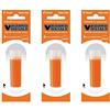 PILOT Set di 3 ricariche per V Board Master Colore: Arancione