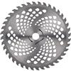 Syrisora Lama per per Decespugliatore, Lama in Acciaio Rapido da 40 Denti per Tagliare Arbusti Ed Erbacce, con Diametro Esterno di 255 Mm e Diametro del Foro di 25,4 Mm per T
