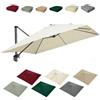 HOUKOIKBUG Telo Di Ricambio Per Ombrellone Da Esterno 3x3cm Copertura Di Ricambio Per Ombrellone Quadrato 8 Stecche Baldacchino Di Ricambio Per Giardino Piscina(Beige,3x3m/9.8x9.8ft)