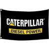 ENMOON Caterpillars Bandiera Cat Diesel Power Flag 0,9 x 1,5 m Garage Shop Wall DecorQQ