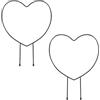SEIWEI 2 tralicci da giardino in ferro per piante rampicanti in vaso, supporto per piante rampicanti a forma di cuore, supporto per piante in vaso, fiori per interni
