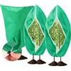Vankarr Telo per Piante Antigelo,3 PCS 120x180cm Copertura Piante Inverno Antigelo Tessuto Non Tessuto Antigelo per Piante in Pile da Giardino con Coulisse,Giacca in Pile Riscaldante Invernale,Verde