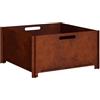 vidaXL Focolare Ruggine 60 x 60 x 30 cm Acciaio Corten