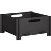 vidaXL Focolare Nero 40 x 40 x 20 cm Acciaio