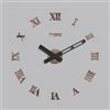 Giallobus - Orologio da Parete Adesivo Grande Float - Roman - Legno Mdf - Float ⌀ 60/80/110cm - 05 - Tabula - Orologio da parete moderno - Numeri adesivi 3d - Diametro variabile 60/80/100cm