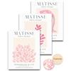 HesenDot Matisse - Set di 3 decorazioni artistiche da parete astratte, poster astratti, senza cornice, rosa salvia, stampe su tela di qualità per 30,5 x 40,6 cm, decorazione artistica per bagno, soggiorno,