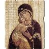 F.LLI BONELLA Fratelli Bonella | Quadro In Legno Sagomato Stile Vintage della Madonna della Tenerezza f.to 10,7x13,3 cm | Made in Italy