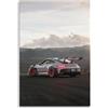 WARL Poster con auto sportiva 992 911 GT3 RS Racing Supercar tedesca di lusso puro guida su tela, immagine decorativa su tela, 30 x 45 cm