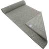 Casatessile Tappeto corsia Multiuso Cotone Antiscivolo TECLA Tappeto Bagno Assorbente, Tappeto Cucina, Scendiletto - Naturale, 55x190 cm.