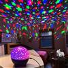 Fincoly Proiettore galassia luna stelle luce 2 in 1 - Lampada LED soffitto 7 colori cambio graduale per camera, sala giochi, asilo, cameretta - Regalo Natale bambine bambini