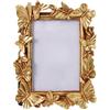 Generic Cornice per foto 3D in rilievo con farfalla per foto da 10 x 15 cm, elegante porta foto in resina con bordo a strati in rilievo, per decorazioni per la casa, matrimoni, bianco, nero, oro, argento (10