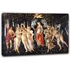 Niik Quadro + Telaio (BC) la primavera di sandro botticelli 60 x 39,5 x 1,7 cm falso d'autore stampa su tela