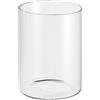 PATIKIL Vetro Cilindro Vaso 5,9x3,9 Trasparente Tavolo Fiori Vaso | per Casa Decor Matrimonio Centrotavola, Galleggiante Candle Supporto Vaso