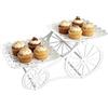 Dqsgiqe Alzata Da Portata A Piani Vassoio Elegante A Forma Di Carrozza | Porta Torte Da Matrimoni E Party Per Festa Di Compleanno Buffet Nuziale Tè Pomeridiano Riunioni Cioccolatini Caramelle