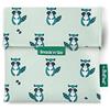 Roll'Eat ® | Porta Sandwich riutilizzabile, borsa ecologica senza BPA, porta panino di colore Raccoon - Snack'n'Go Animals