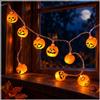 YUYWWAN Halloween Luminosa a Forma di Zucca, Luci-Zuccas Decorazione | Decorazione Halloween, Luce Zucca, Per Interni ed Esterni, Atmosfera Festiva