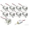 LGJEGD Mini faretto LED incasso IP65 12 V, 1 W, 15 mm, kit di illuminazione for soffitto esterno, confezione da 9