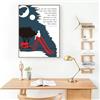 MAIMANG HARUKI MURAKAMI Book Lovers Literary Poster Wall Art Canvas Painting For Books Prints Home Decor(20x30cm/Internal Frame)