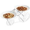 Dqsgiqe Portacupcake A Più Piani Vassoio Elegante A Forma Di Carrozza | Porta Torte Da Matrimoni E Party Per Festa Di Compleanno Buffet Nuziale Tè Pomeridiano Riunioni Cioccolatini Caramelle