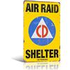 yunuo Garage Sign AIR RAID Shelter Metal Tin Posters Home Wall Art