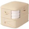 HavenlyCove Borsa portaoggetti a compressione grande capacità salvaspazio (beige a 2 livelli)