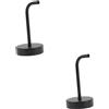Uonlytech 2 Set Accessori per lampade da parete leggero portalampada domestico applique da parete lampade da scrivania lampade a sospensione nere lampada a sospensione palo della lampada