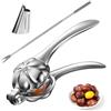 joonnair Pinza Multifunzionale per Castagne, Taglia Castagne in Lega di Alluminio e 2 Ago di Granchio per Castagne, Nocciole, Noci e Altra Frutta Secca