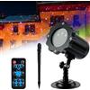 Generic Proiettore di luci da palcoscenico per esterni, display a LED dinamico Firefly & Star, telecomando, impermeabile IP65, ideale per illuminazione da giardino e patio, decorazione per interni ed esterni