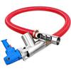 adeproptitysed Trasportatore a Coclea 2800 W per Cereali con Tubo Flessibile Ghiaia Fine 3M