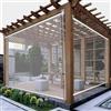 Generico Tenda a Rullo Trasparente for Esterni Tende a Rullo in Plastica PVC Trasparente Impermeabile Tende Divisorie Esterne for Gazebo e Portici Personalizzabili,190 * 200cm