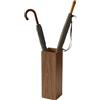 Generic Portaombrelli vintage in legno, organizer da pavimento con vassoio antigoccia rimovibile, porta canne minimalista, secchio in legno per ombrelli