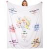 Zourglow Coperta Cristiana, Regalo Morbido e Ispiratore per Battesimo | Prima Comunione e Cresima, Coperta da Preghiera Accogliente per Donne, Figlia, Ricordo Religioso per Sorella, Mamma