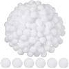 PPGGOPP Pompon di Natale, 500pcs Pompon DIY, 2.5CM Pon Pon per Lavoretti, Pons Pon, Mini Pompons, Pom Pom Natalizi, Pompons Bianco di Natale, Pom Pom Colorati, Palline Feltro, Creazioni Artigianali
